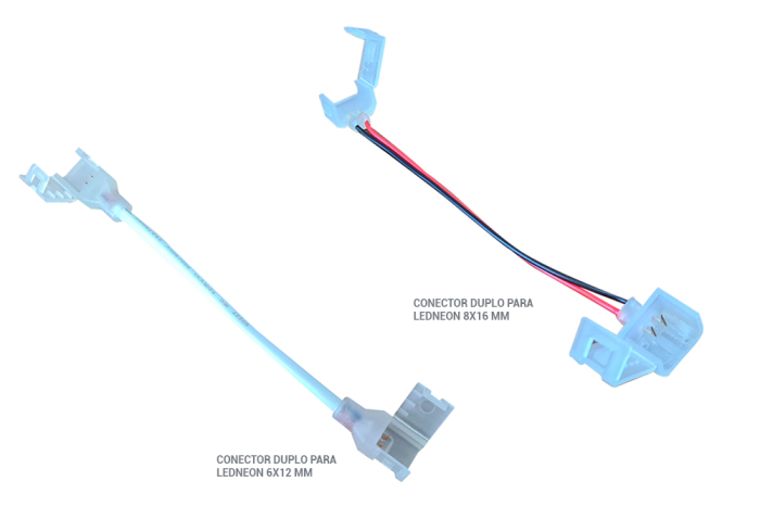 conector duplo para ledneon